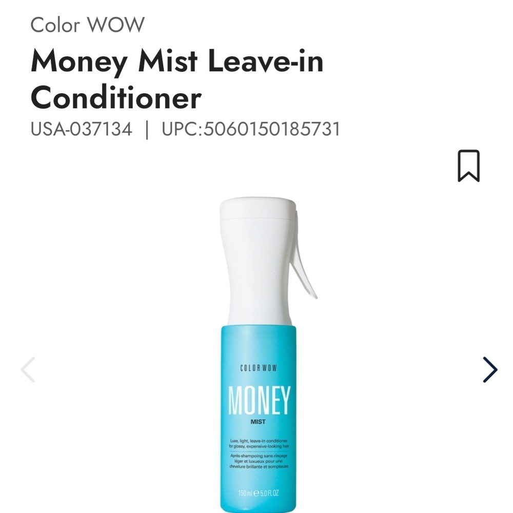 Color WOW Money Mist Leave-in Conditioner - Blue and White